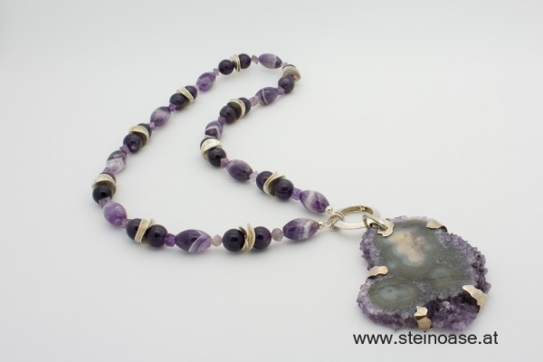 Kette & Anhänger Amethyst